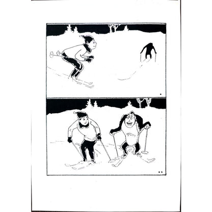 Wang Jinhai 29x21cm Original Cartoon BOD00315