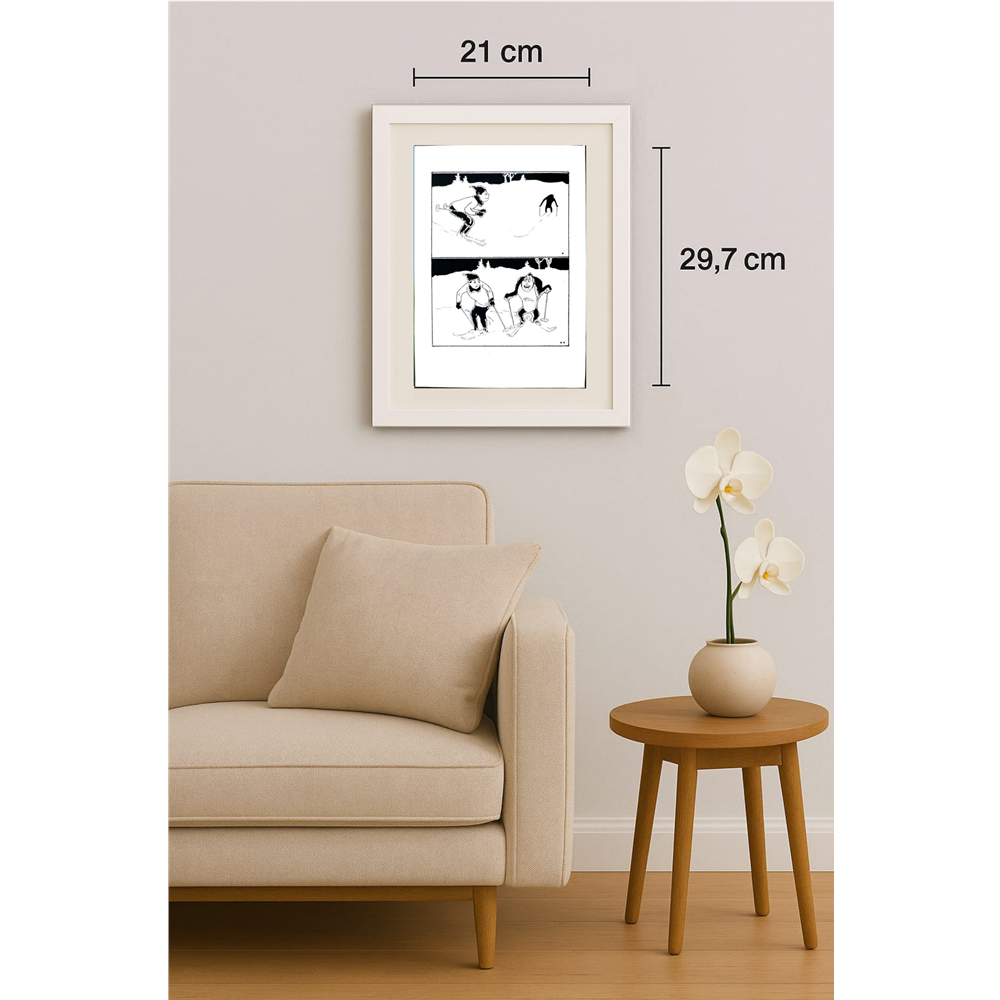 Wang Jinhai 29x21cm Original Cartoon BOD00315