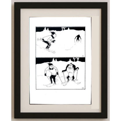 Wang Jinhai 29x21cm Original Cartoon BOD00315