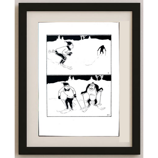 Wang Jinhai 29x21cm Original Cartoon BOD00315