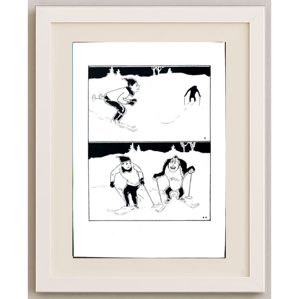 Wang Jinhai 29x21cm Original Cartoon BOD00315