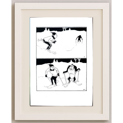 Wang Jinhai 29x21cm Original Cartoon BOD00315