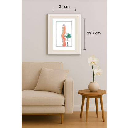 Wang Jinhai 29x21cm Original Cartoon BOD00316