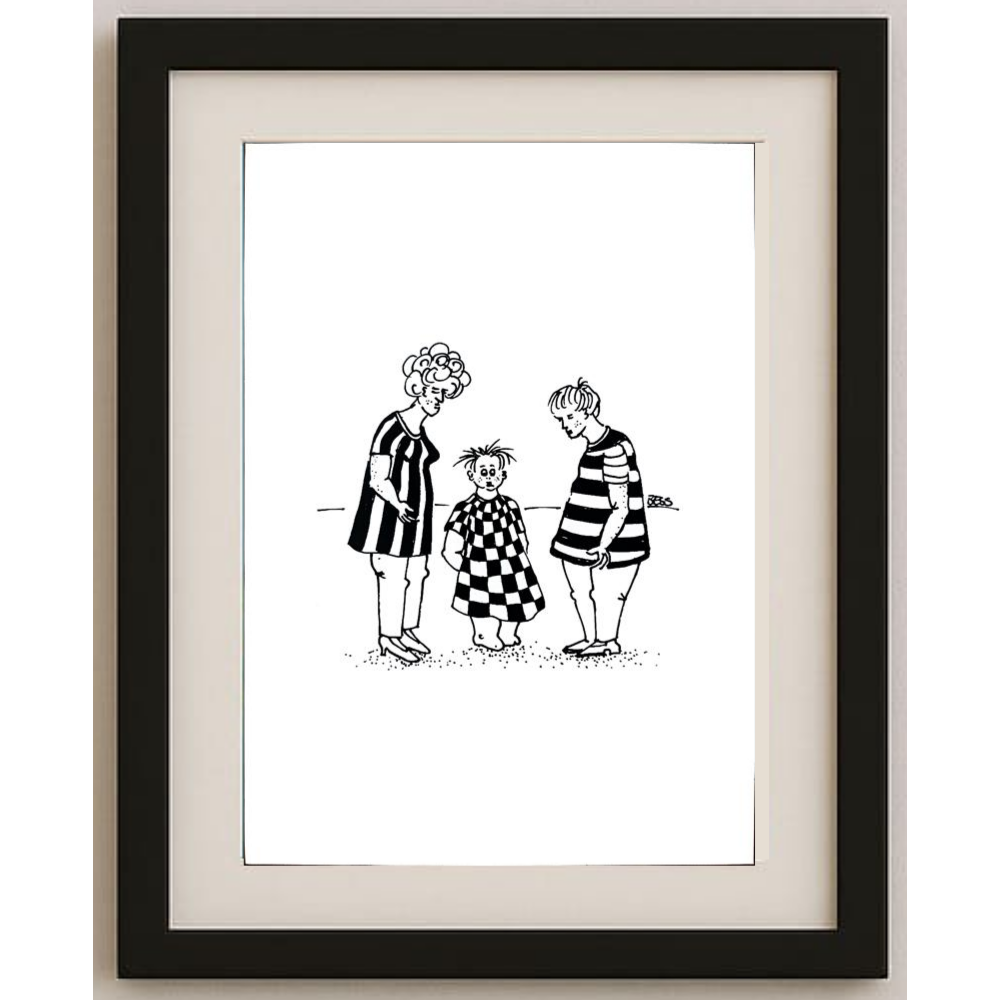 Winfried Besslich 29x21cm Original Cartoon BOD00319