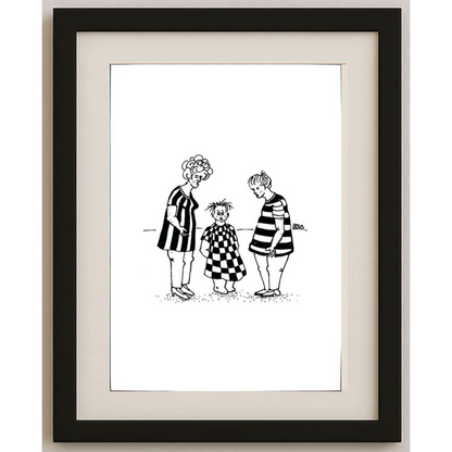 Winfried Besslich 29x21cm Original Cartoon BOD00319