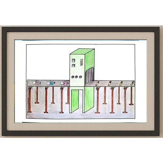 Dragan Milunovic 29x21cm Original Cartoon BOD00327