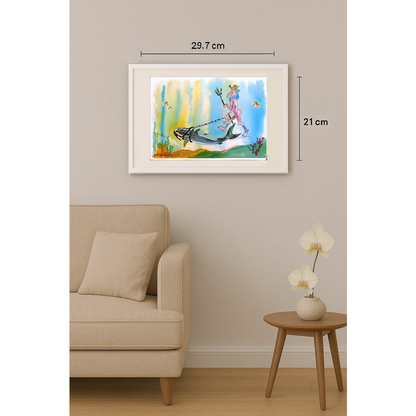 Unknown 29x21cm Original Cartoon BOD00336