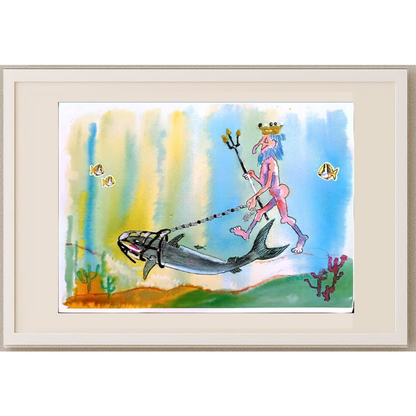 Unknown 29x21cm Original Cartoon BOD00336