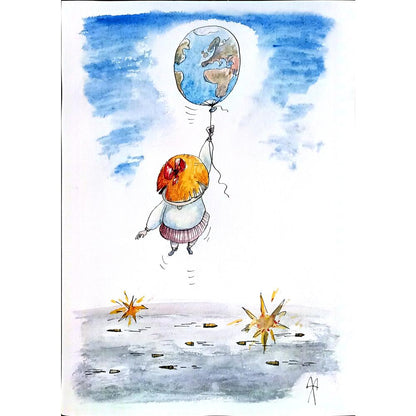 Bretislav Kovarik 29x21cm Original Cartoon BOD00340