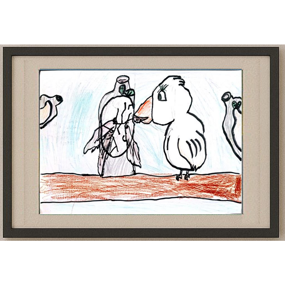 Aova Matukoluh 29x21cm Orijinal Karikatür BOD00345