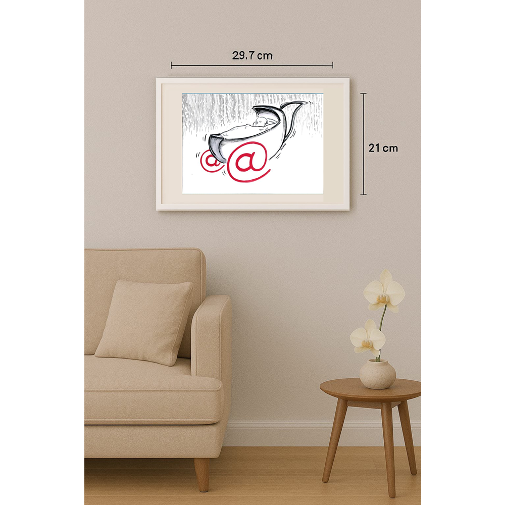 Todorovic Bobisa 29x21cm Original Cartoon BOD00356