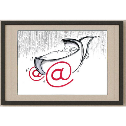 Todorovic Bobisa 29x21cm Original Cartoon BOD00356