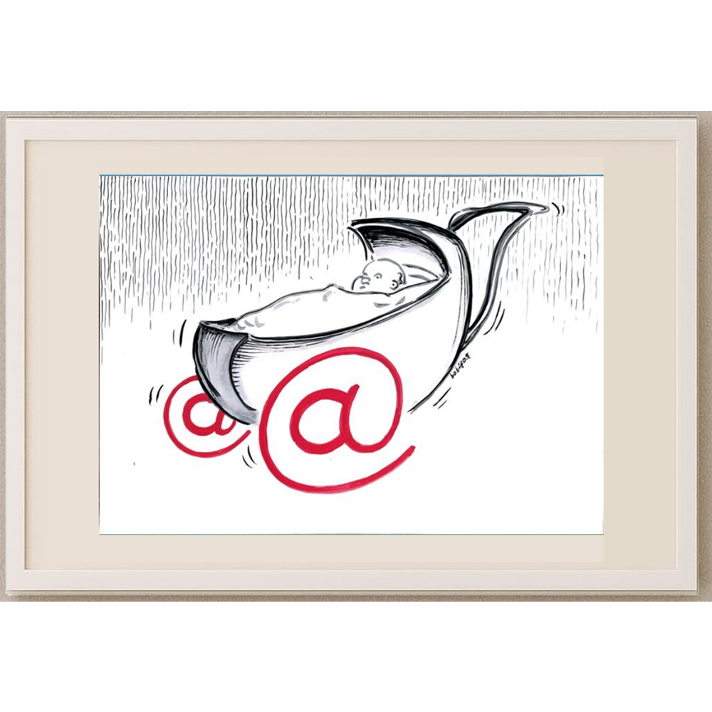 Todorovic Bobisa 29x21cm Original Cartoon BOD00356