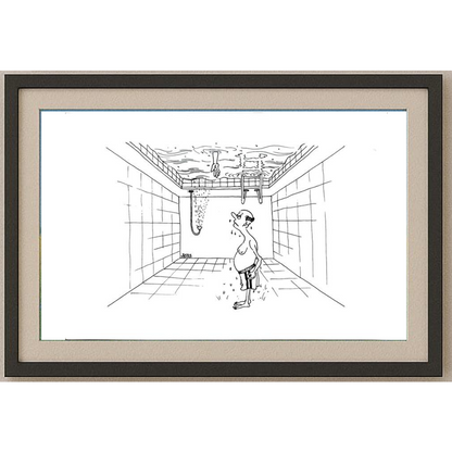 Winfried Besslich 29x21cm Original Cartoon BOD00358