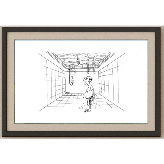 Winfried Besslich 29x21cm Original Cartoon BOD00358