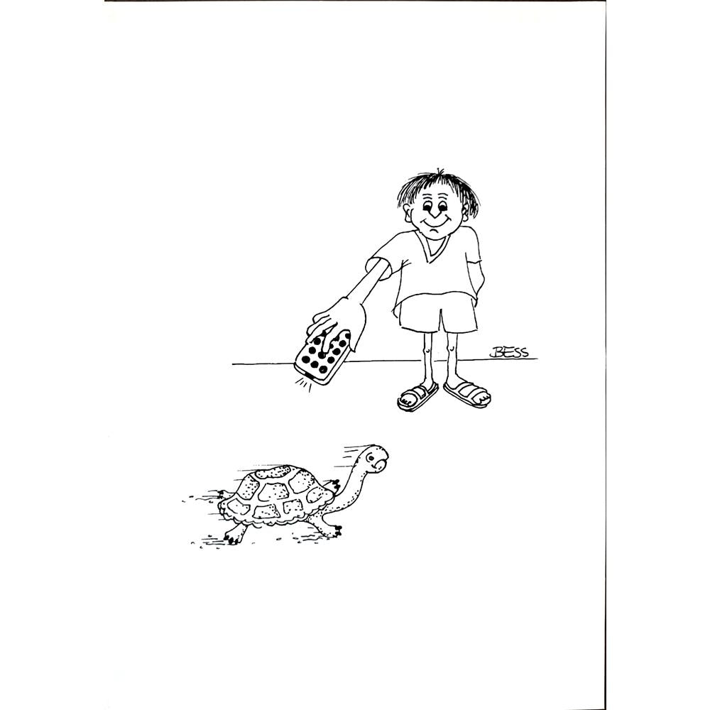 Winfried Besslich 29x21cm Original Cartoon BOD00360