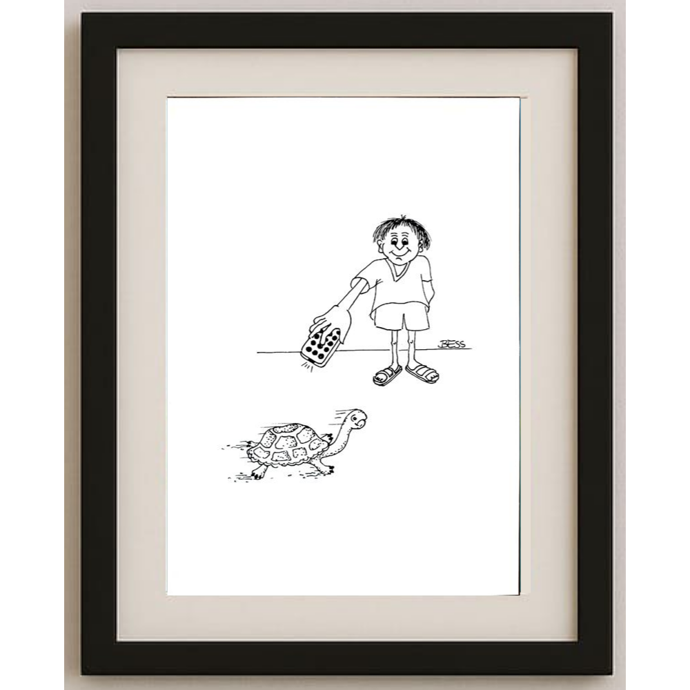 Winfried Besslich 29x21cm Original Cartoon BOD00360