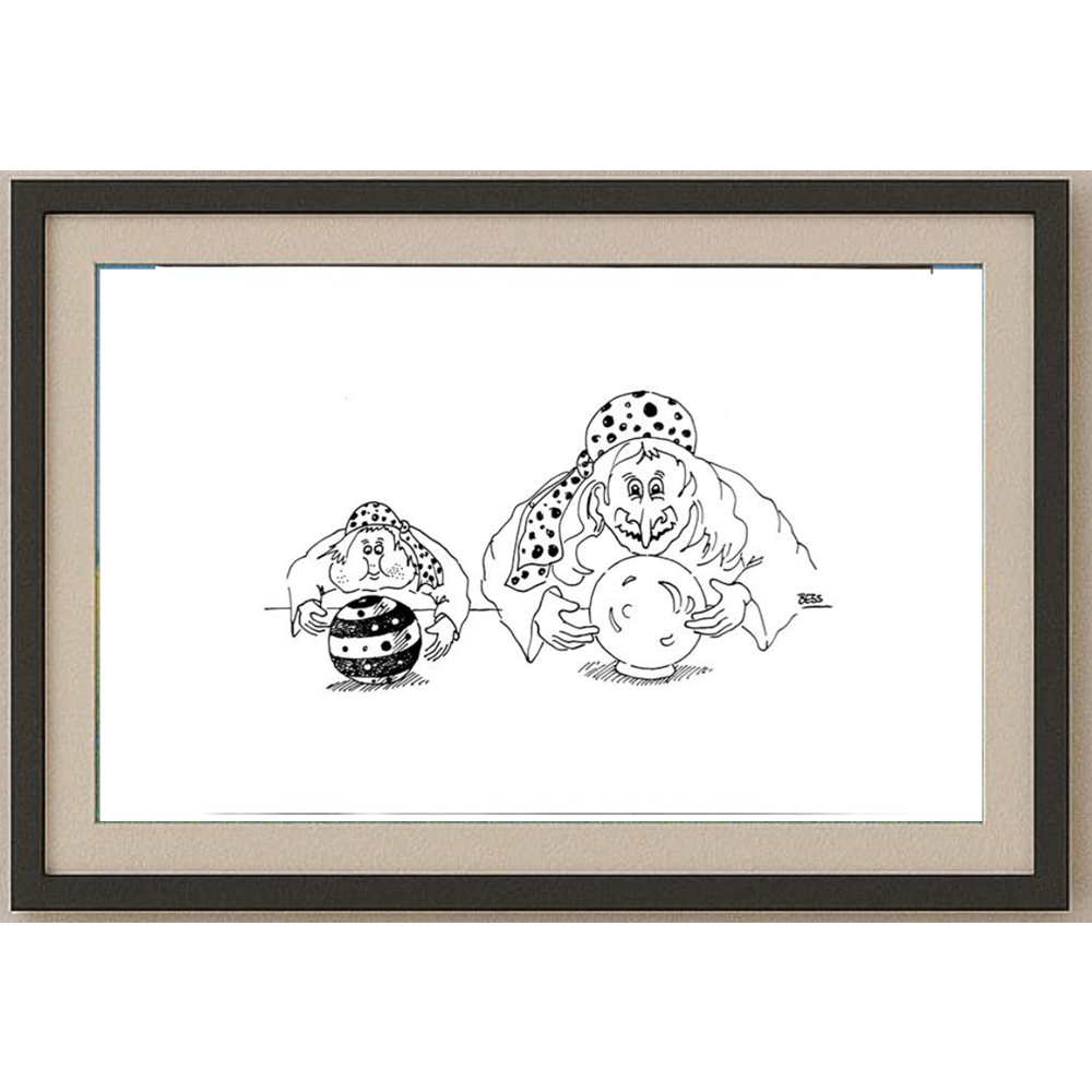 Winfried Besslich 29x21cm Original Cartoon BOD00361