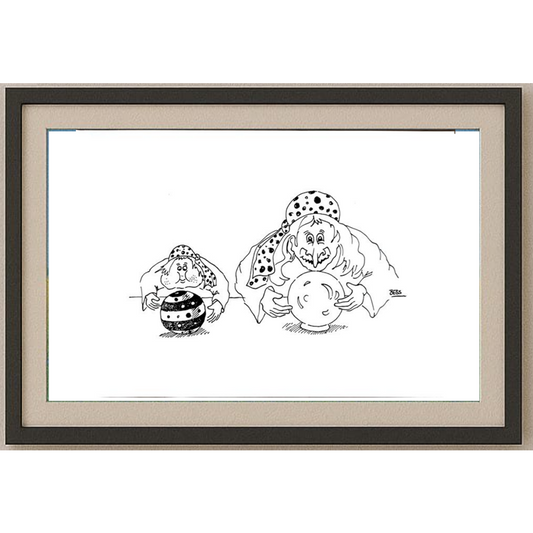 Winfried Besslich 29x21cm Original Cartoon BOD00361