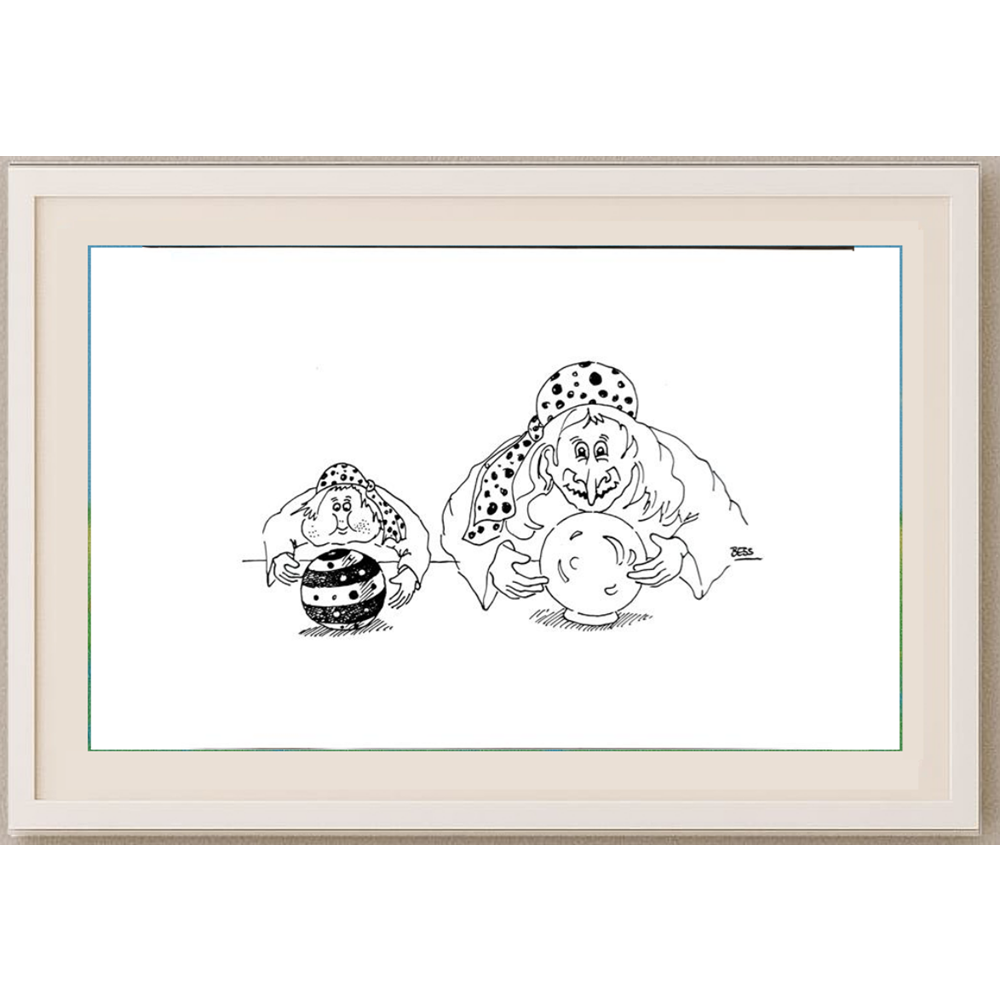 Winfried Besslich 29x21cm Original Cartoon BOD00361