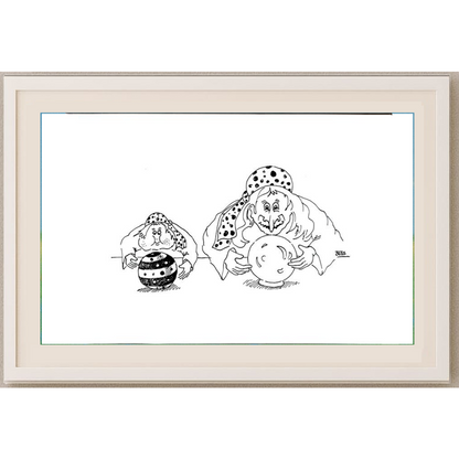 Winfried Besslich 29x21cm Original Cartoon BOD00361