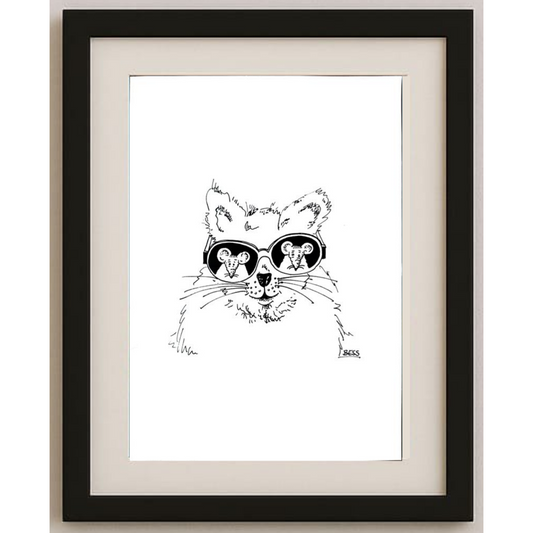 Winfried Besslich 29x21cm Original Cartoon BOD00362