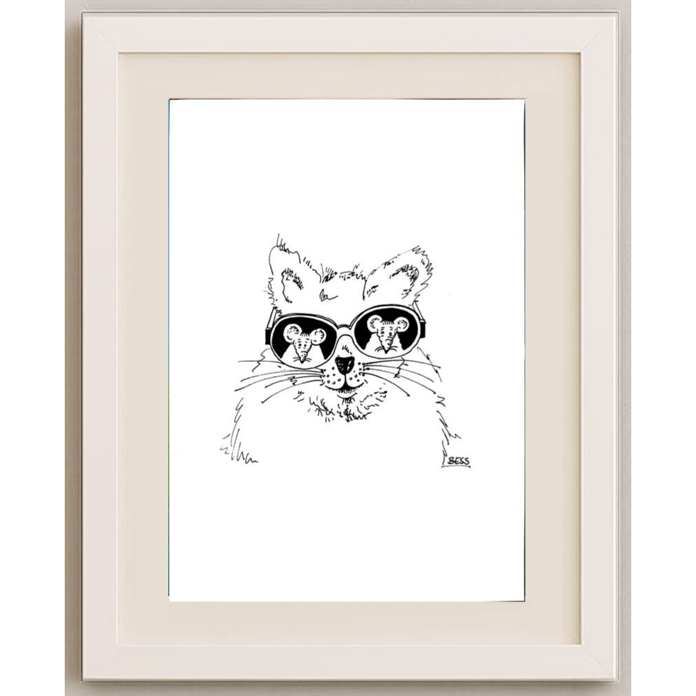 Winfried Besslich 29x21cm Original Cartoon BOD00362