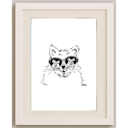 Winfried Besslich 29x21cm Original Cartoon BOD00362