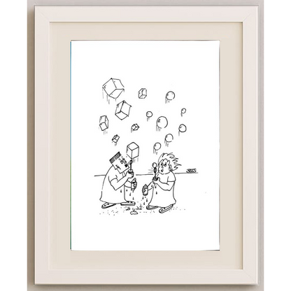 Winfried Besslich 29x21cm Original Cartoon BOD00363