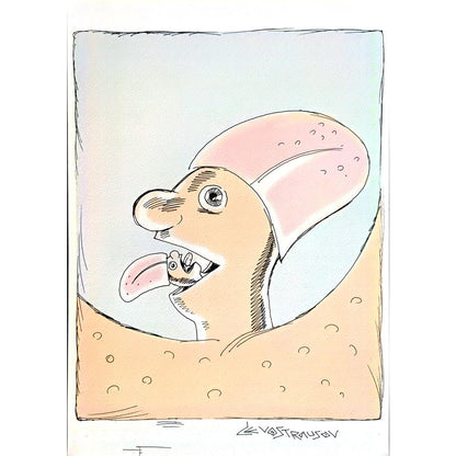 Chenzov Lev 29x21cm Original Cartoon BOD00367