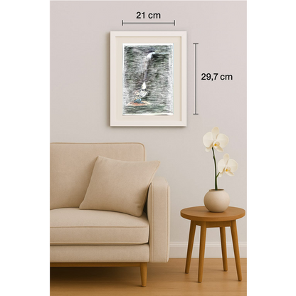 Zhang Wei 29x21cm Original Cartoon BOD00371