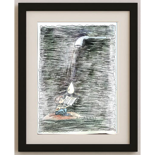 Zhang Wei 29x21cm Original Cartoon BOD00371