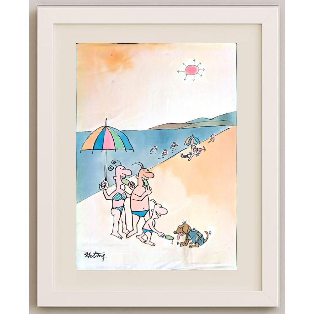 Ye Ting 29x21cm Original Cartoon BOD00382