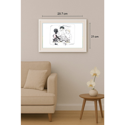 Wolfgang Schlegel 29x21cm Orijinal Karikatür BOD00388