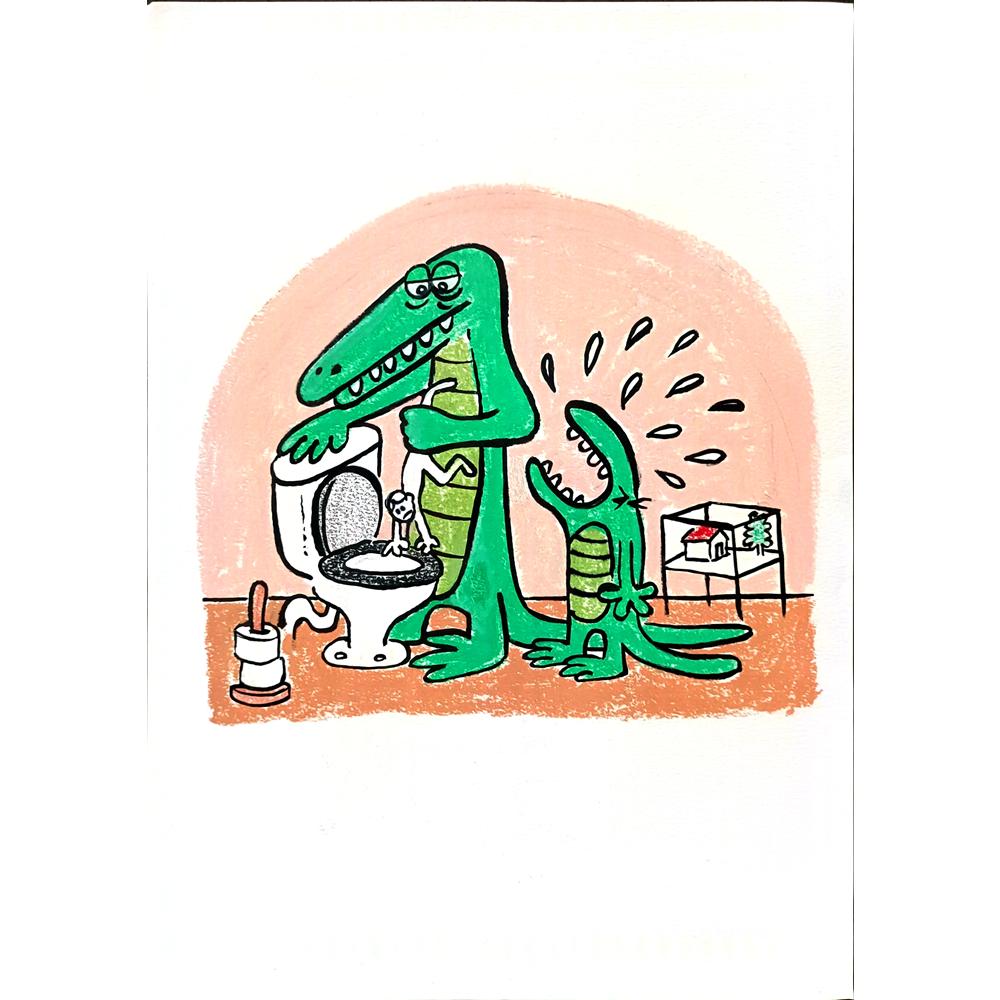 Dieter Bevers 29x21cm Orijinal Karikatür BOD00402