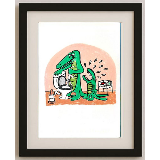 Dieter Bevers 29x21cm Orijinal Karikatür BOD00402