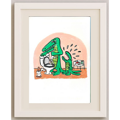 Dieter Bevers 29x21cm Orijinal Karikatür BOD00402