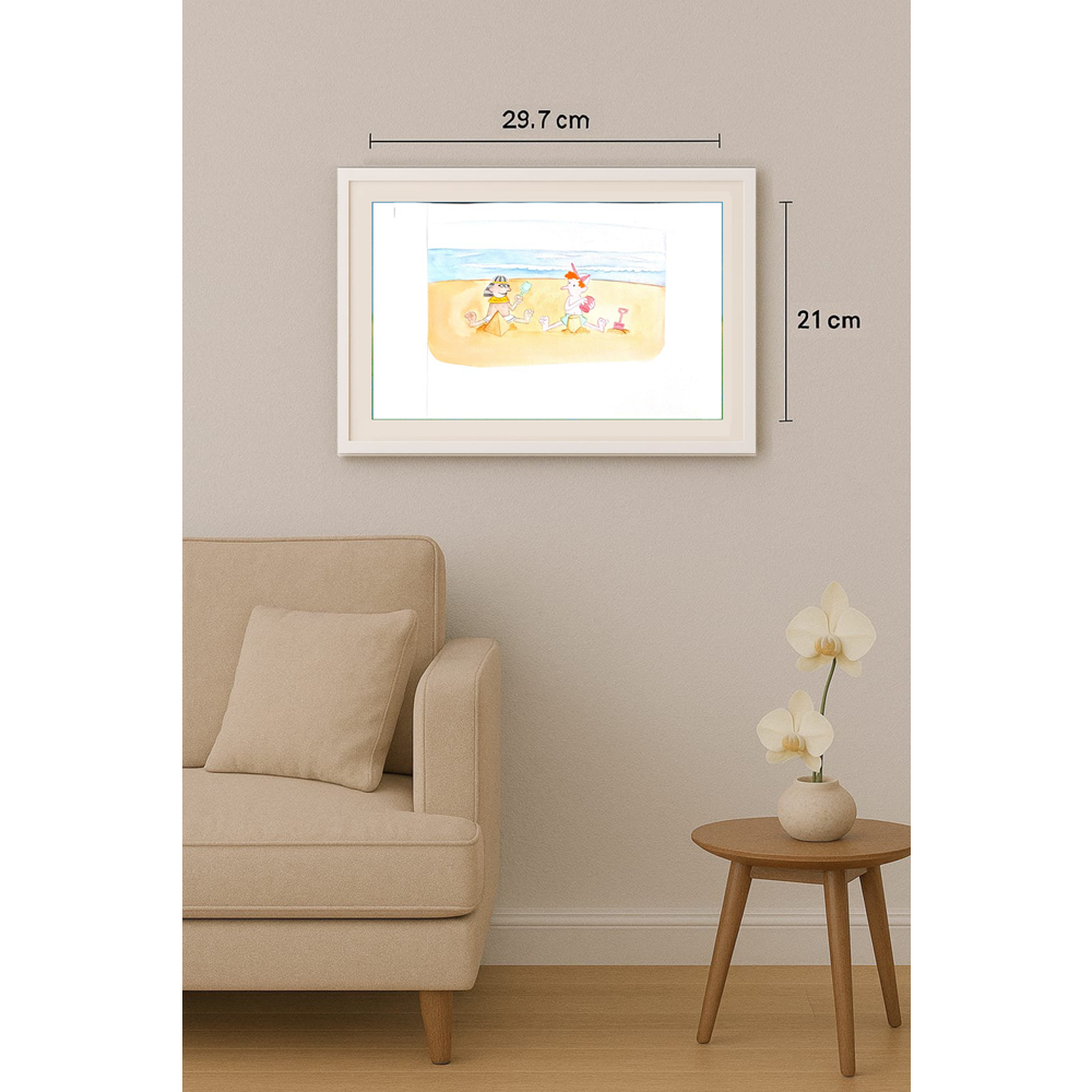 Dieter Bevers 29x21cm Orijinal Karikatür BOD00404