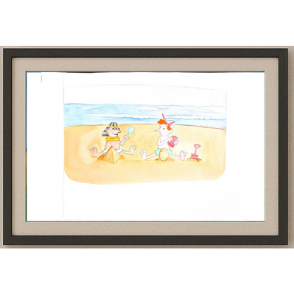 Dieter Bevers 29x21cm Orijinal Karikatür BOD00404