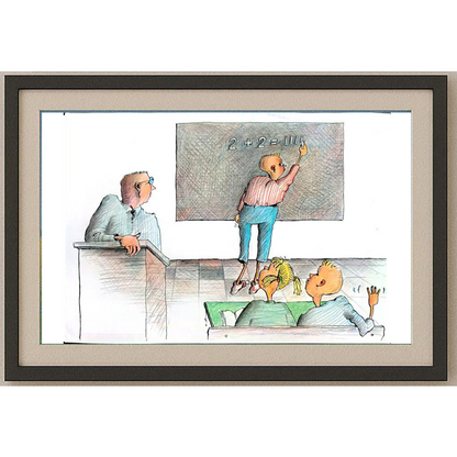 Tsocho Peev 29x21cm Orijinal Karikatür BOD00405