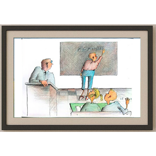 Tsocho Peev 29x21cm Orijinal Karikatür BOD00405