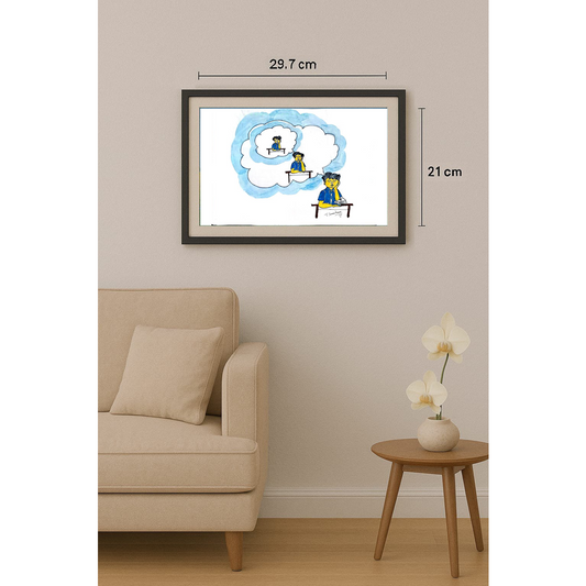 Thipparapu Suman Kumar 29x21cm Orijinal Karikatür BOD00409