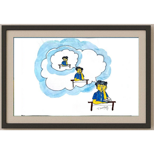 Thipparapu Suman Kumar 29x21cm Orijinal Karikatür BOD00409