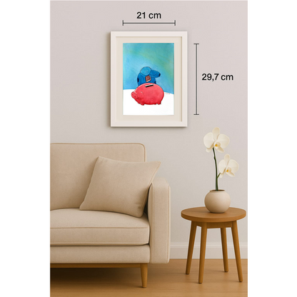 Taeyong Kang 29x21cm Orijinal Karikatür BOD00412