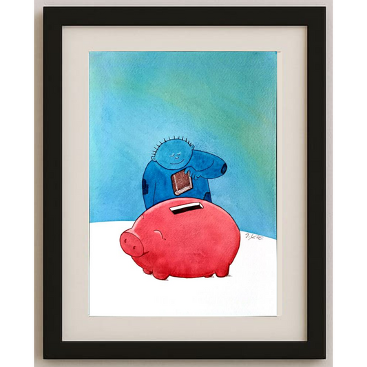 Taeyong Kang 29x21cm Orijinal Karikatür BOD00412