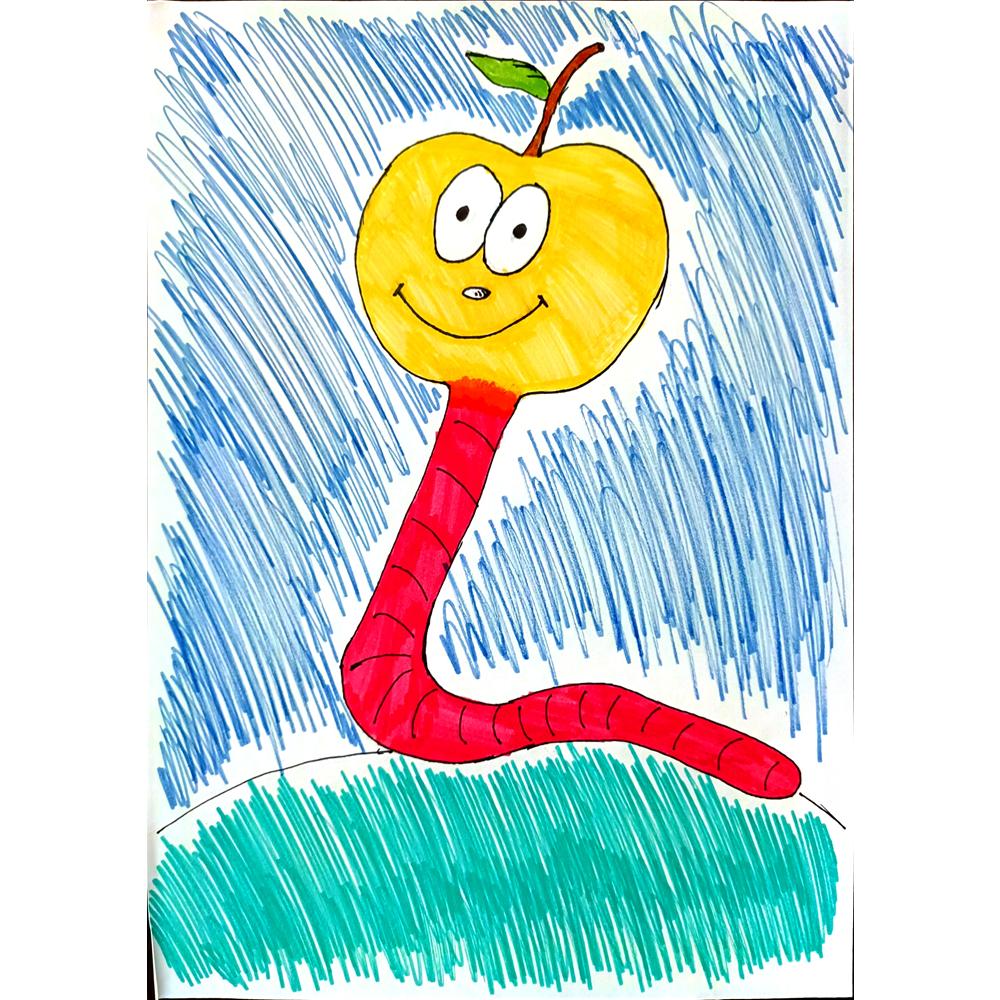 Bochhova Ksenia 29x21cm Orijinal Karikatür BOD00424