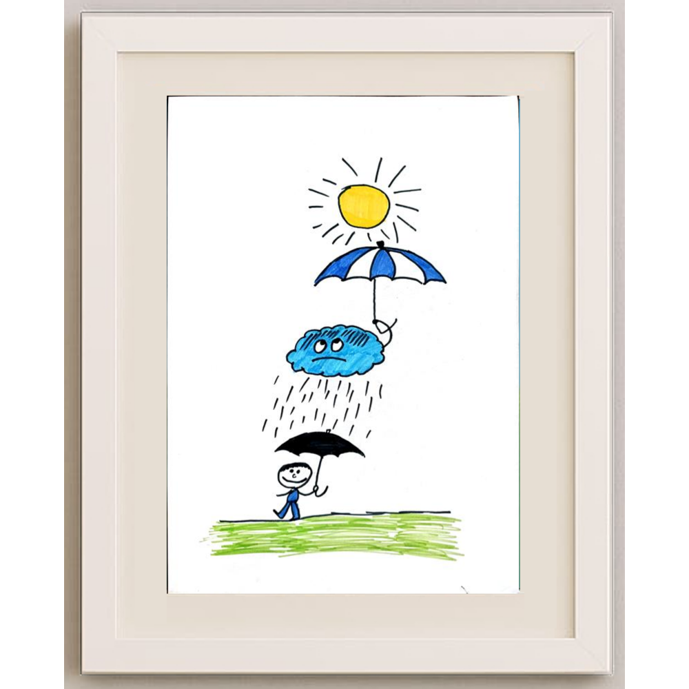 Strizhov Egor 29x21cm Orijinal Karikatür BOD00435