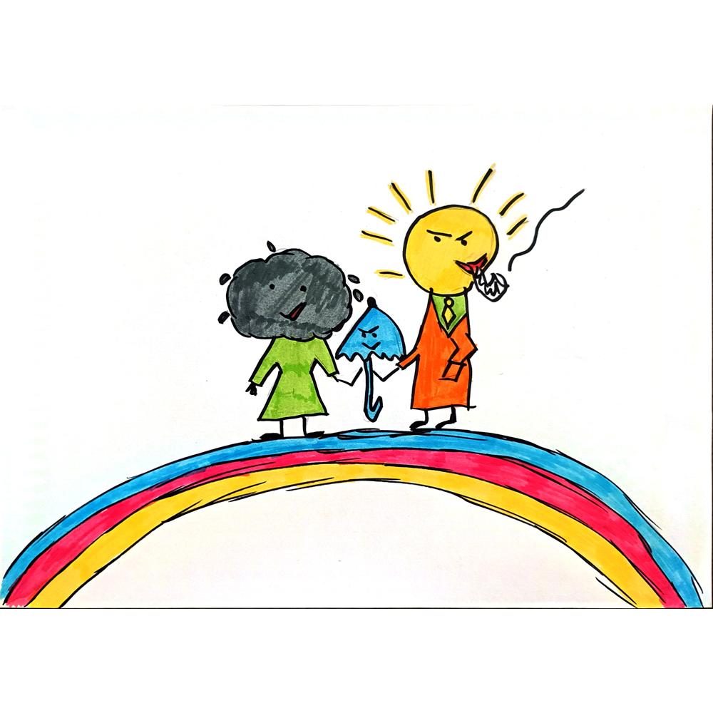 Bartkevich Alisa 29x21cm Orijinal Karikatür BOD00436