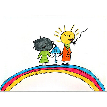 Bartkevich Alisa 29x21cm Orijinal Karikatür BOD00436