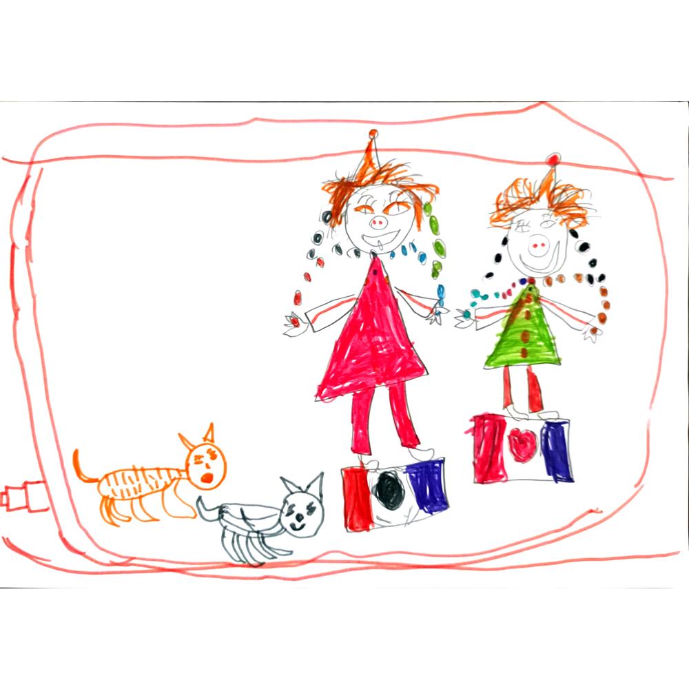 Yana Bayasitova 29x21cm Orijinal Karikatür BOD00443